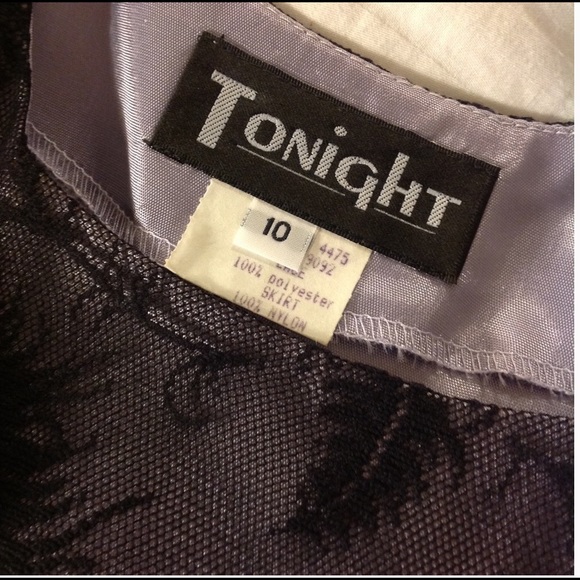 Tonight Vintage Black Feather Print Evening Dress - 10 - Picture 7 of 7